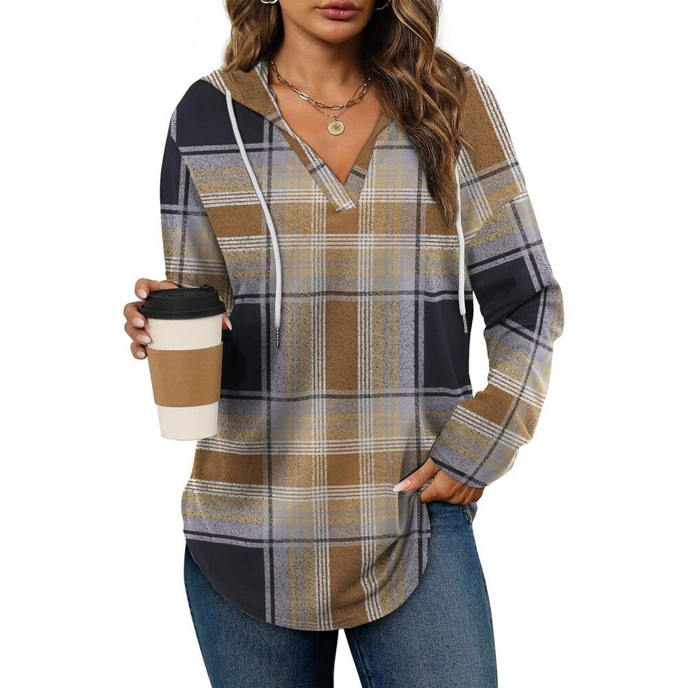 BRAND NEW Bofell Fashion Tops Oversized Pullover Sweatshirt for Women